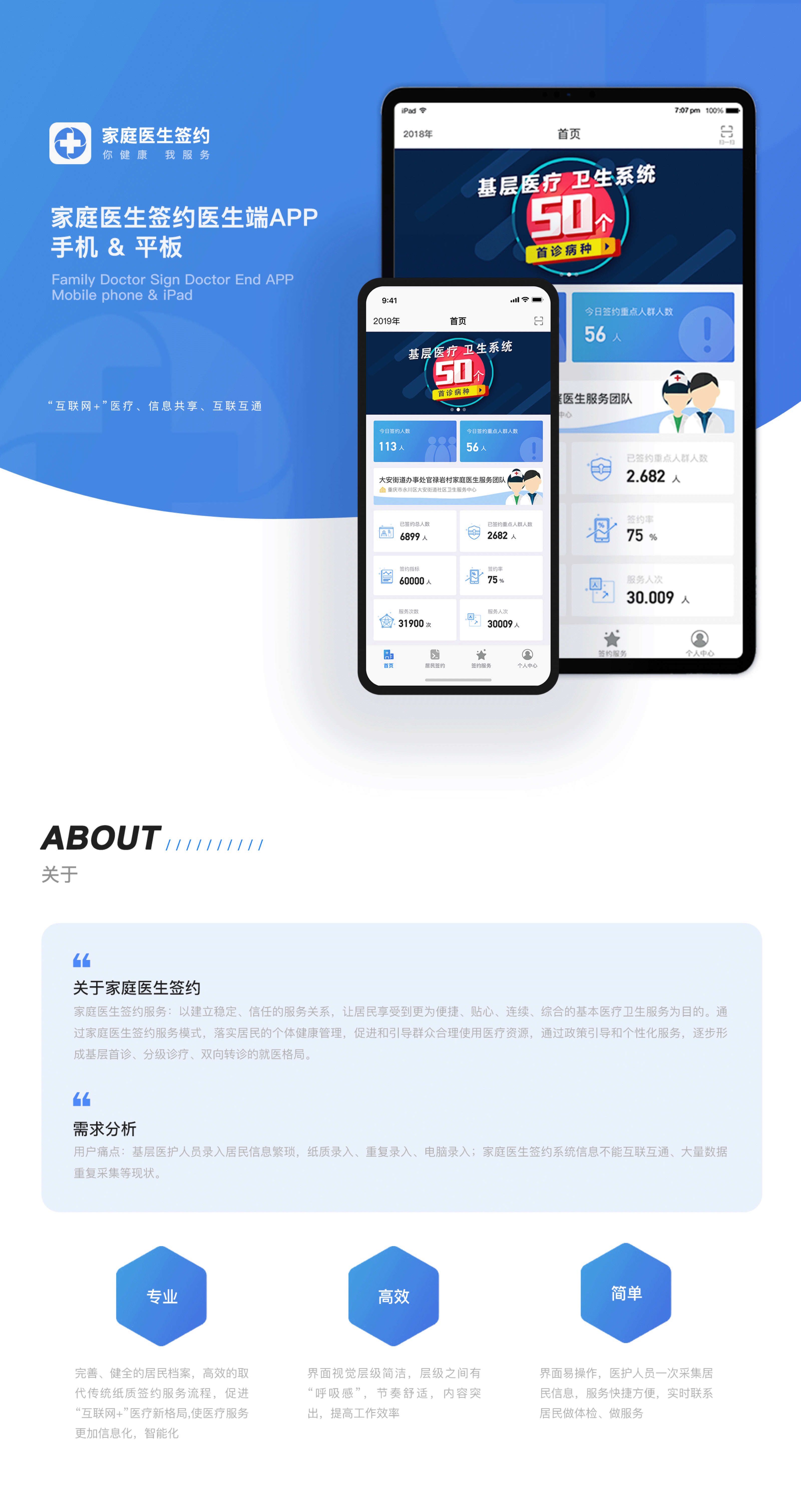 家庭医生签约医生APP