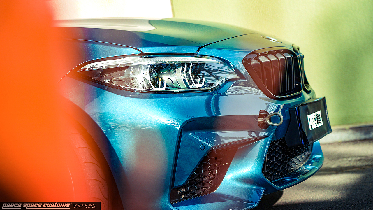 汽车摄影：BMW M2 COMPETITON 蓝（图ZMjUyMjg4MDMy） - 产品摄影 - 站酷设计师PSCwehonlau原创素材 - 站酷ZCOOL