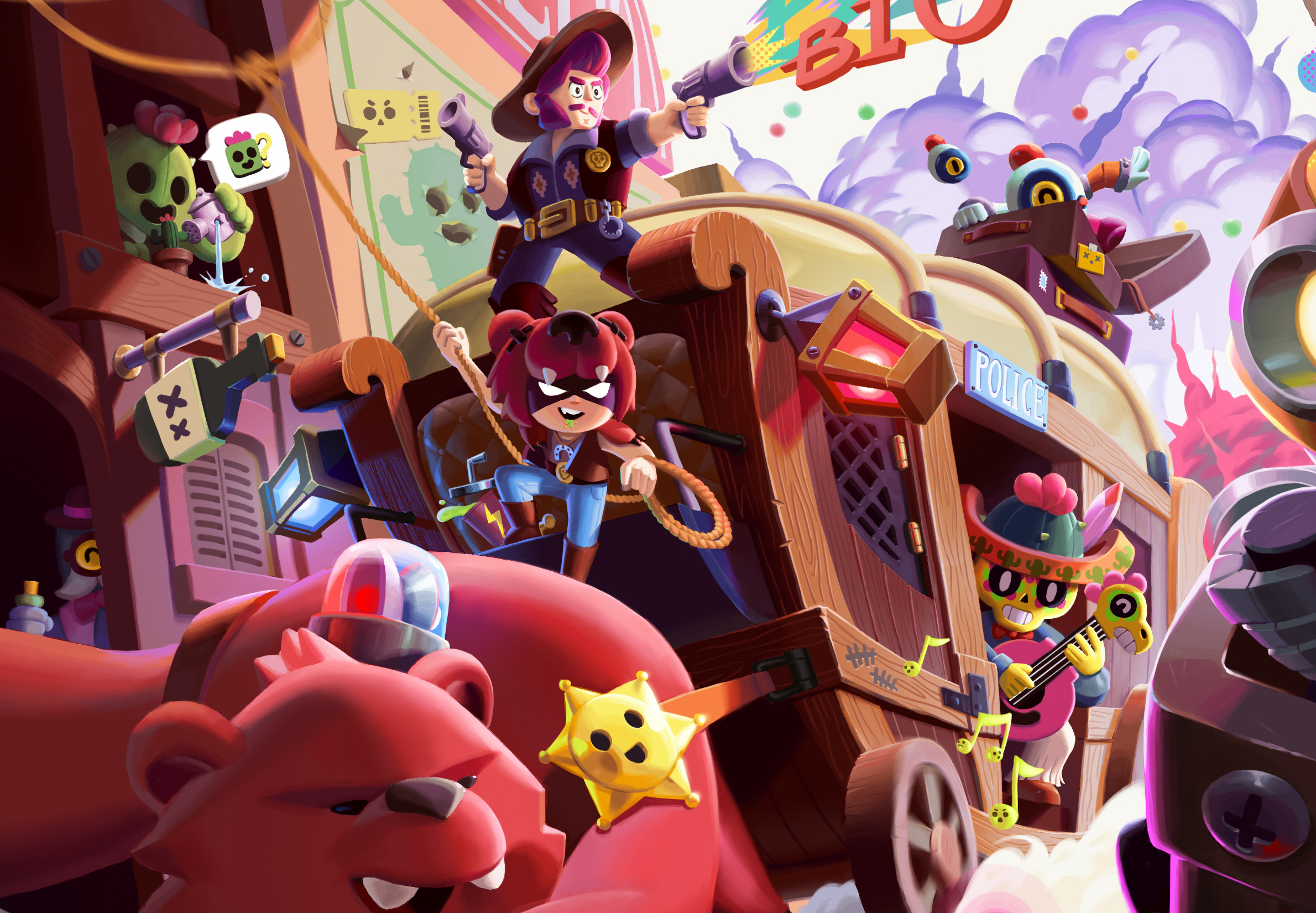 supercell & ggac 挑战赛|插画|游戏原画|大小王哈哈_原创作品-站酷(z