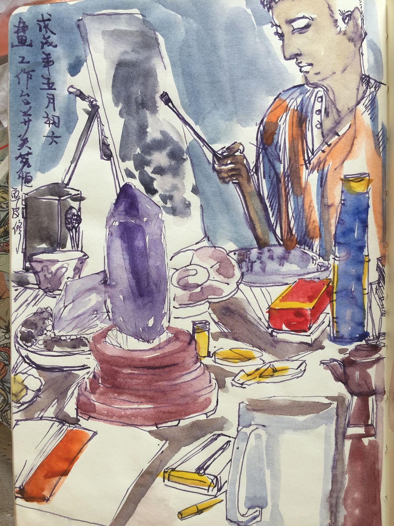 翻开速写本（图ZMTkzOTExMDI4） - 绘画 - 站酷设计师赵益嘉原创素材 - 站酷ZCOOL