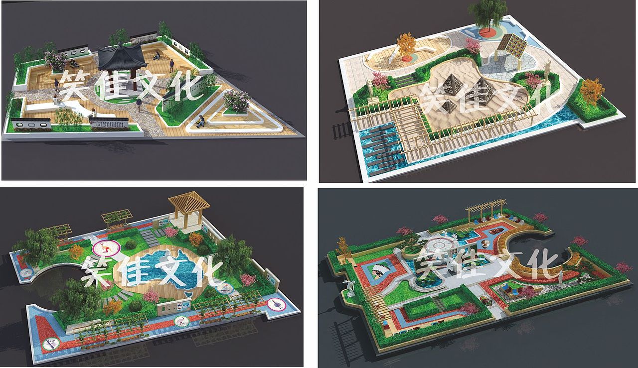 校园文化设计、功能教室、园林小品