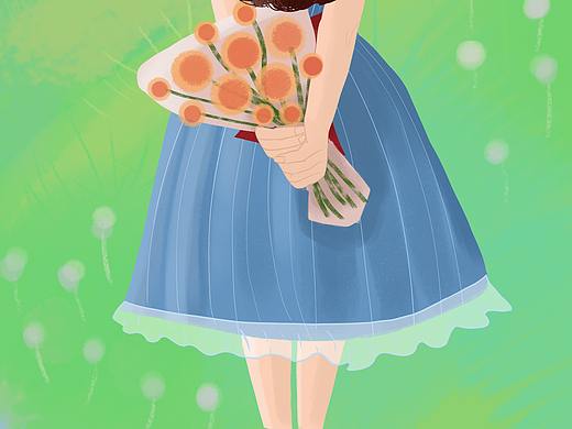 女孩背影