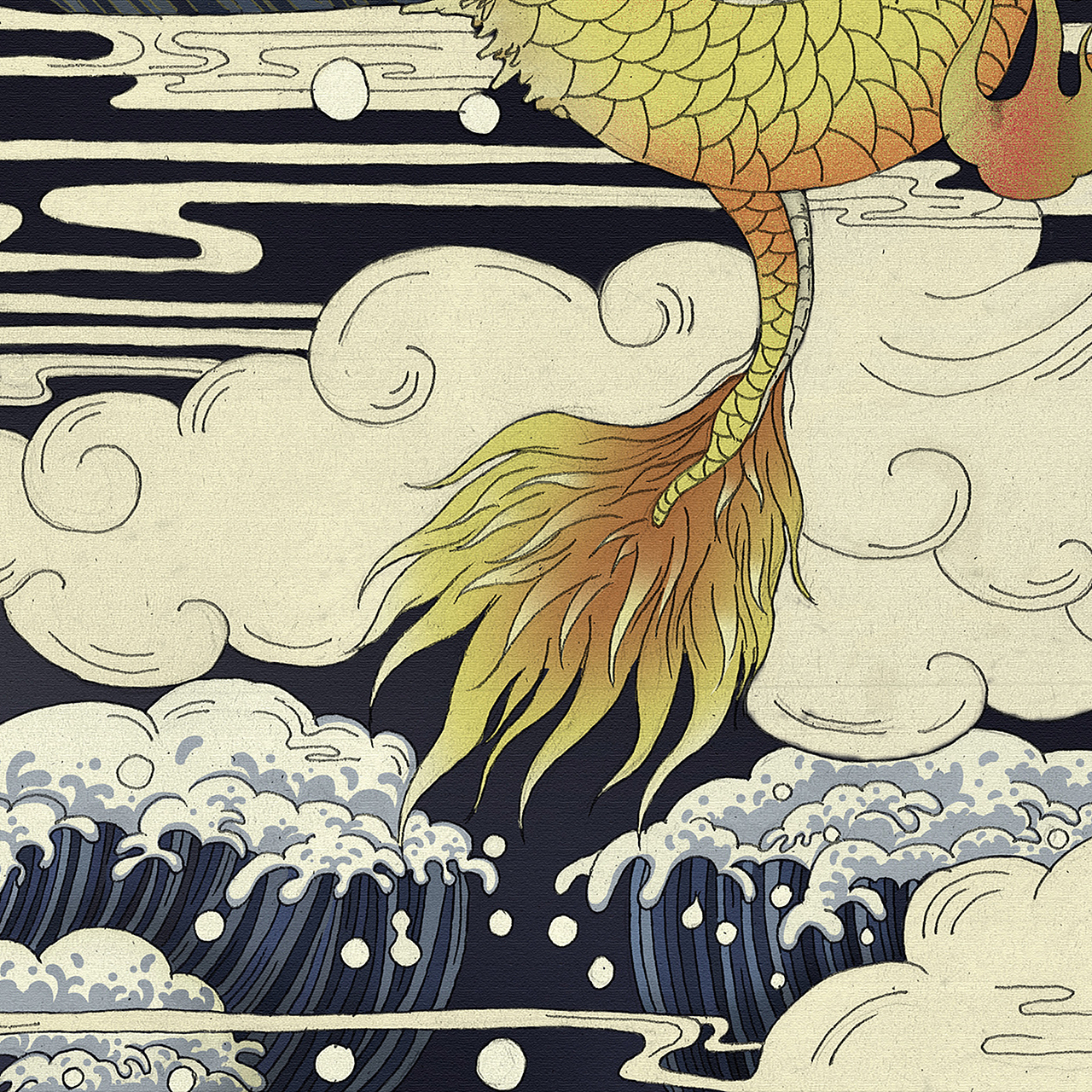 浮世繪——龍（圖ZMzIwNDg1OTky） - 創(chuàng)作習(xí)作 - 站酷設(shè)計(jì)師陸濤km原創(chuàng)素材 - 站酷ZCOOL