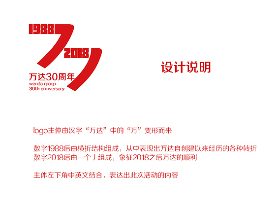 万达30周年logo设计（图ZNTE3MDAzNTI=） - Logo - 站酷设计师libinhekylb原创素材 - 站酷ZCOOL