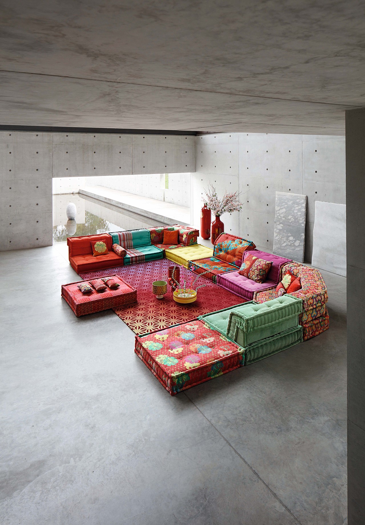 roche bobois 罗奇堡经典系列——mah jong 麻将沙发