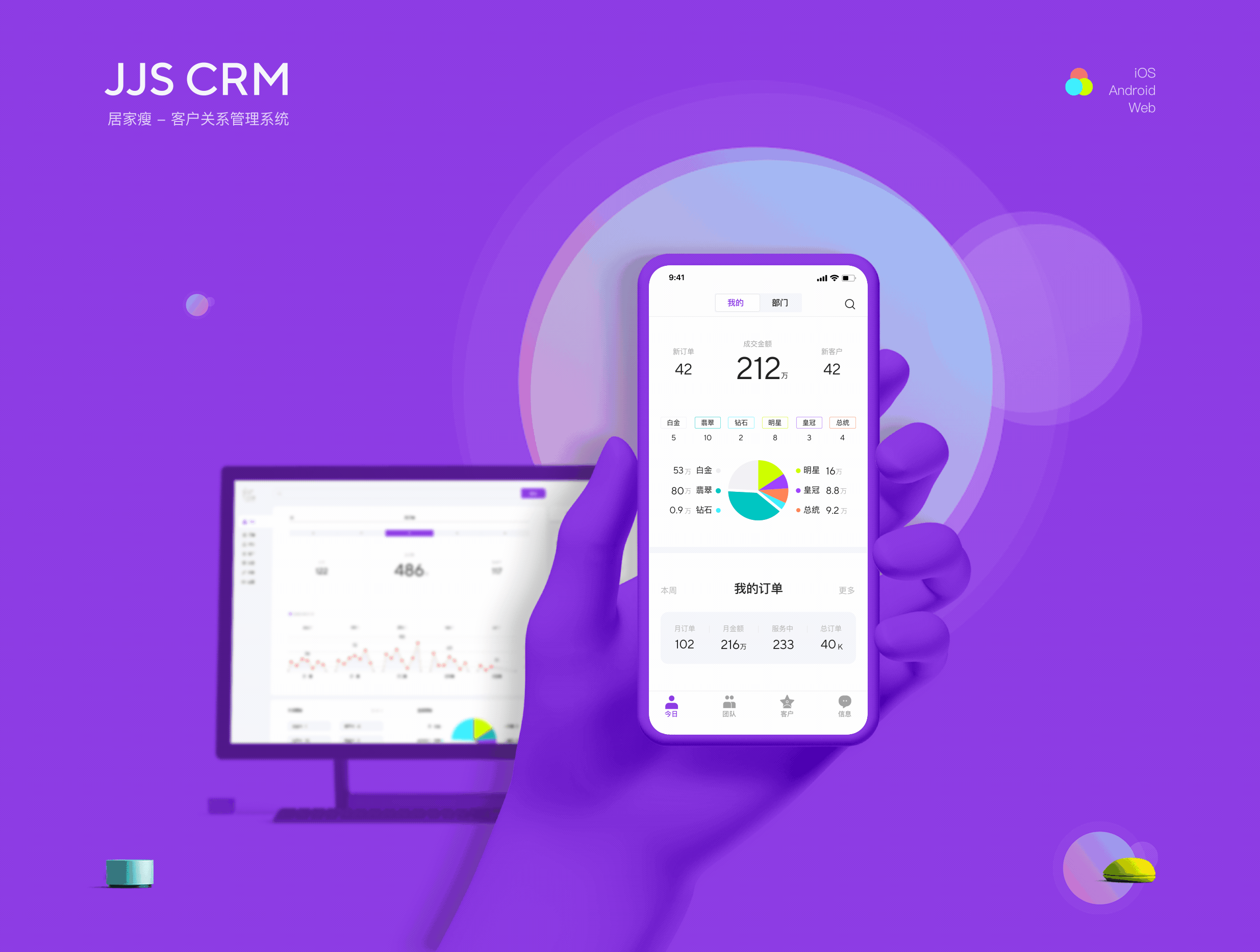 JJS CRM（图ZMjY3MTc0NzE2） - APP界面 - 站酷设计师BoroMeke原创素材 - 站酷ZCOOL