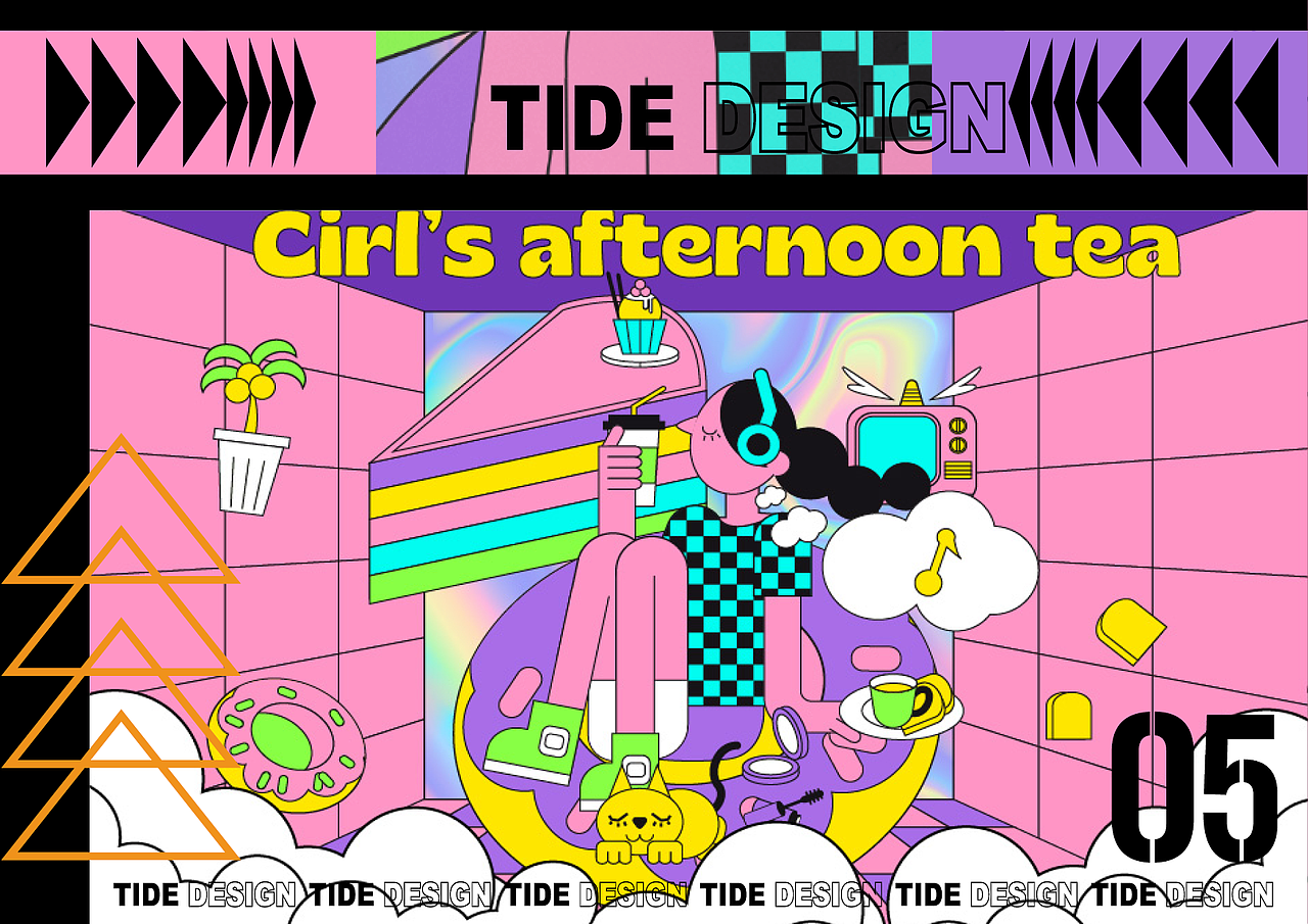 潮流插画总结作品集（图ZMjQ0NDgxNzI4） - 商业插画 - 站酷设计师丫丫果酱原创素材 - 站酷ZCOOL