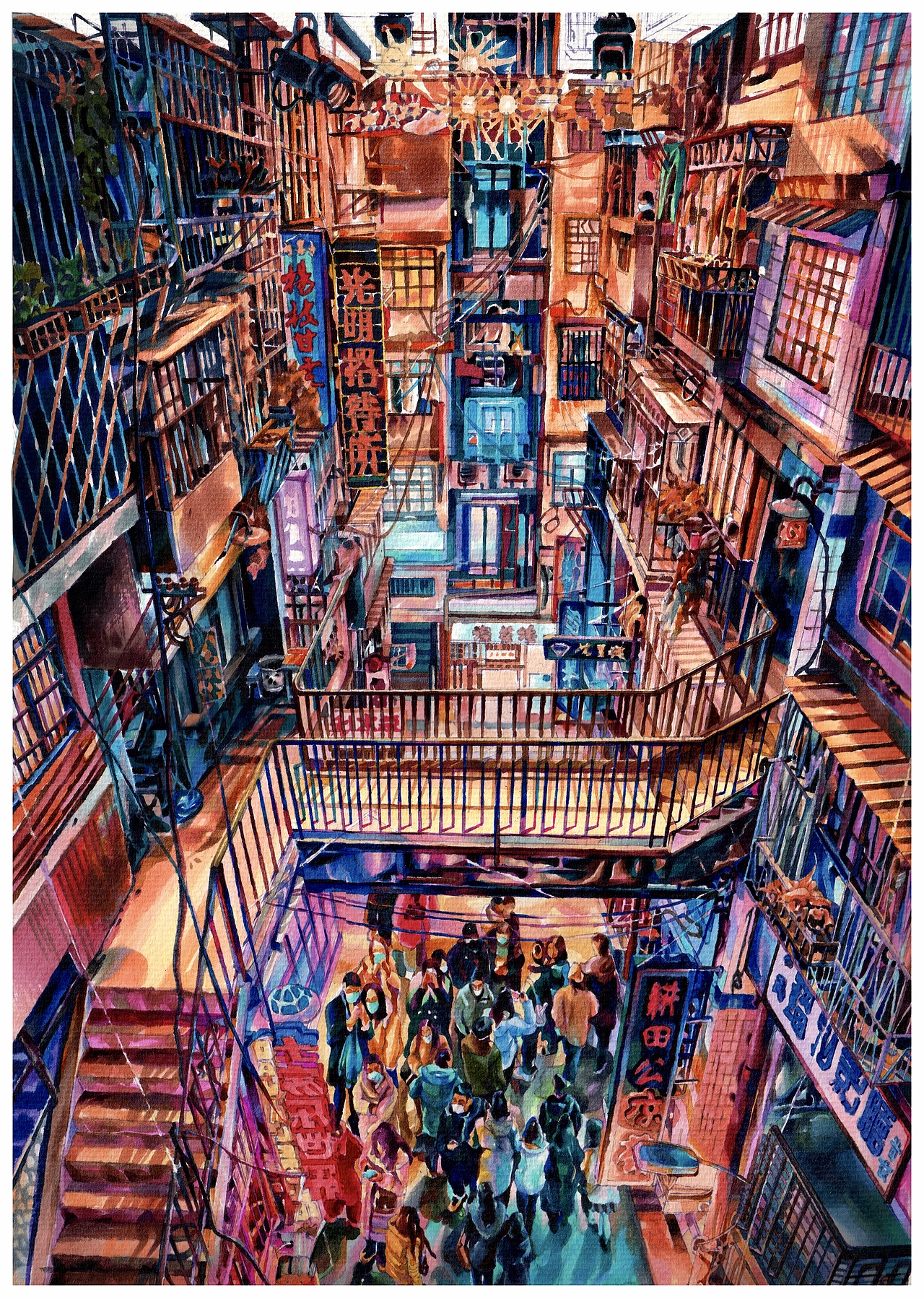工具:法卡勒马克笔赛博朋克版深圳文和友重庆/插画师/2年前/1783浏览
