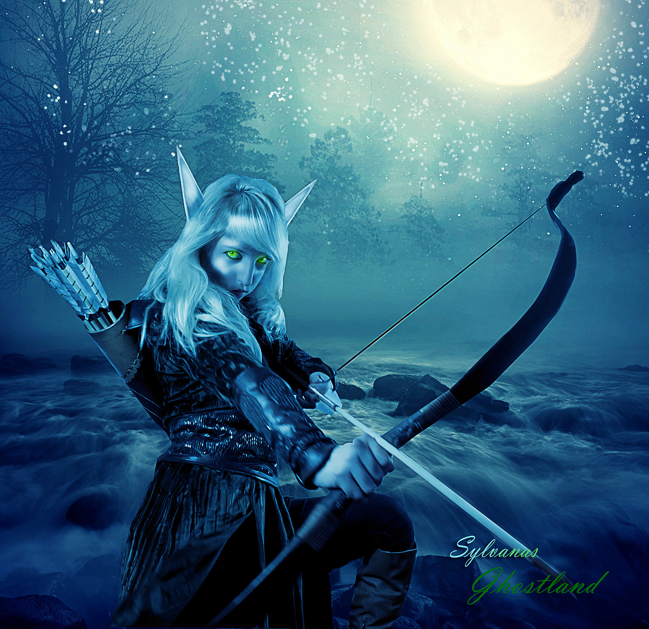 大猫魔兽世界十二年纪念 —— 幽暗森林的精灵（图ZNDAwNTU5NTI=） - 图案 - 站酷设计师kokia1983原创素材 - 站酷ZCOOL