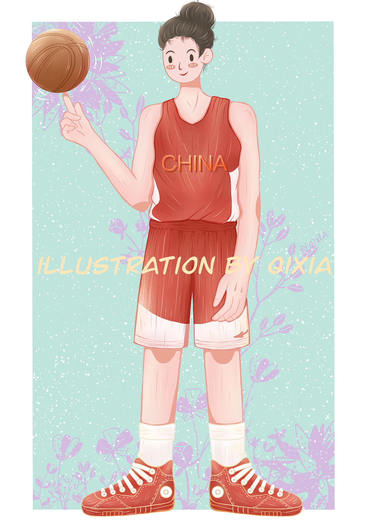 扁平风人物穿搭插画合集