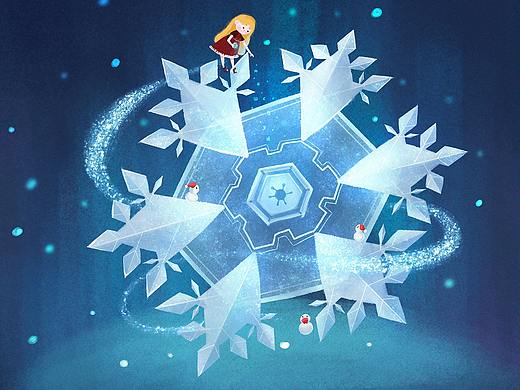 雪?（個(gè)人主頁(yè)-ZNTYzMjUwNjQ=） - 兒童插畫(huà) - 站酷設(shè)計(jì)師飛奔的小石頭原創(chuàng)素材 - 站酷ZCOOL