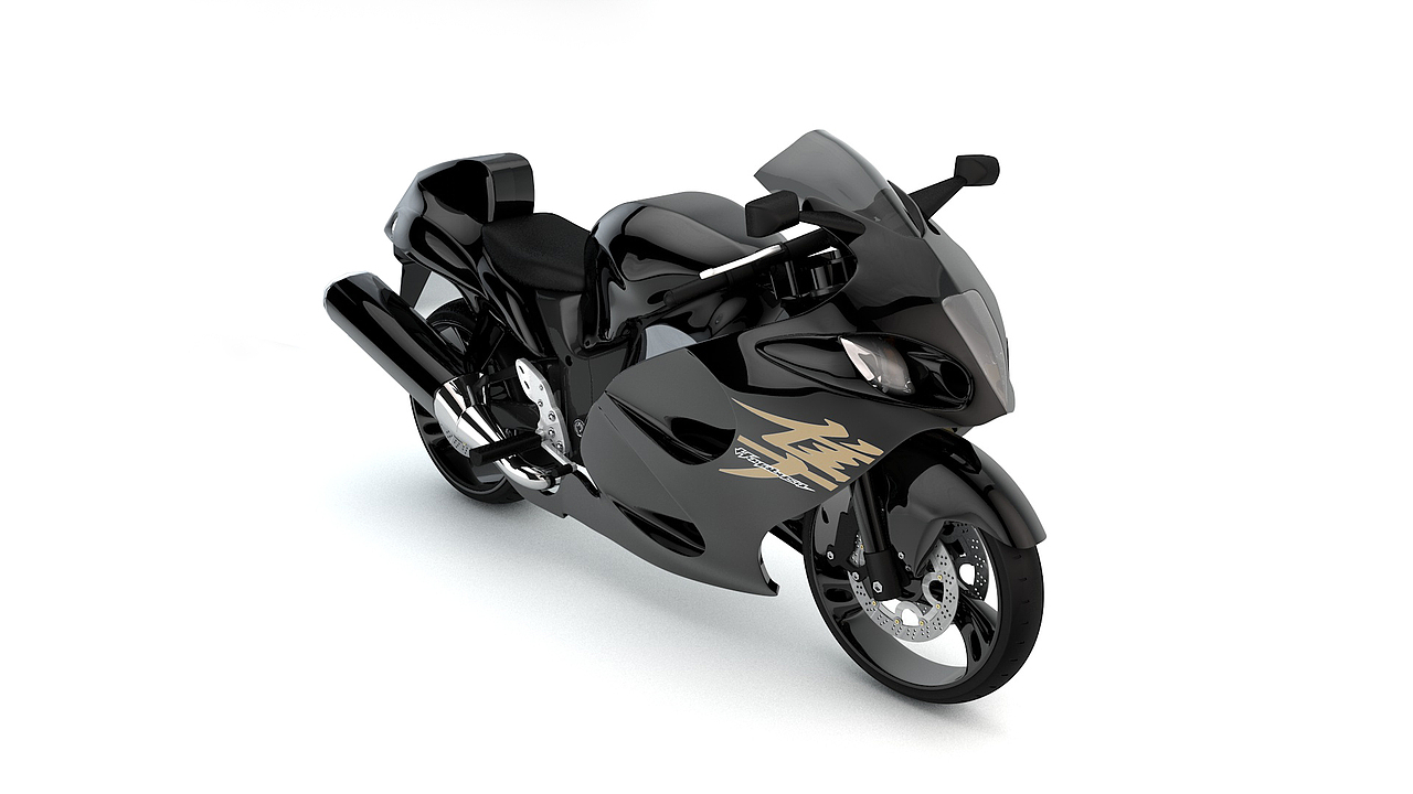 C4D 摩托车-铃木隼 建模练习（图ZNTk4MjkwNzI=） - 机械/交通 - 站酷设计师a502347020原创素材 - 站酷ZCOOL