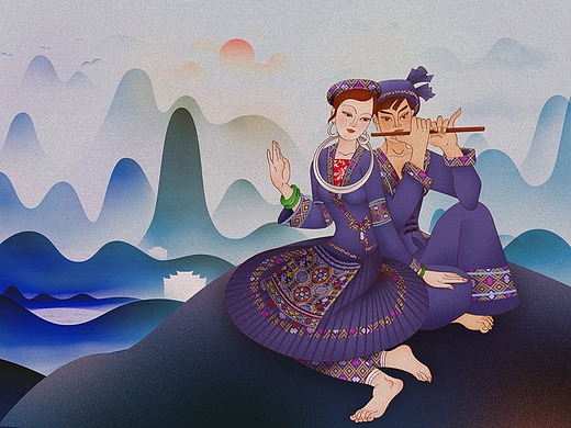 壮族_创意设计作品图片素材-站酷zcool