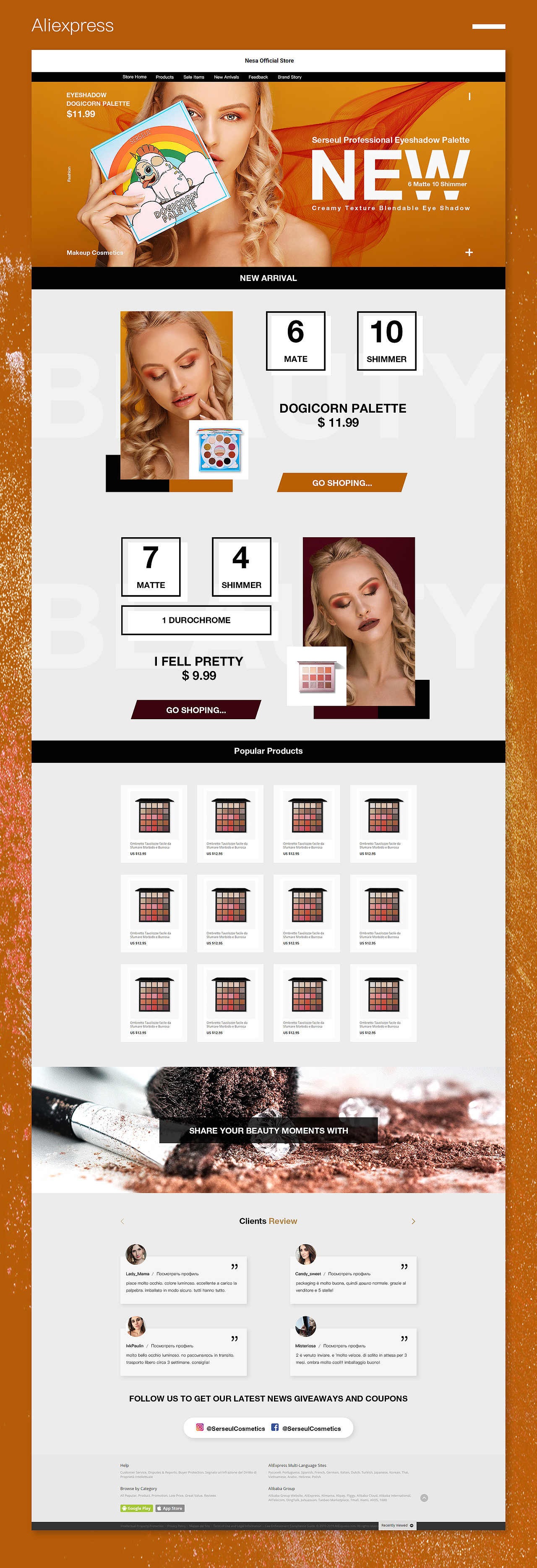 速卖通官网首页设计（图ZMjAyMzM2ODg4） - 企业官网 - 站酷设计师许天才原创素材 - 站酷ZCOOL