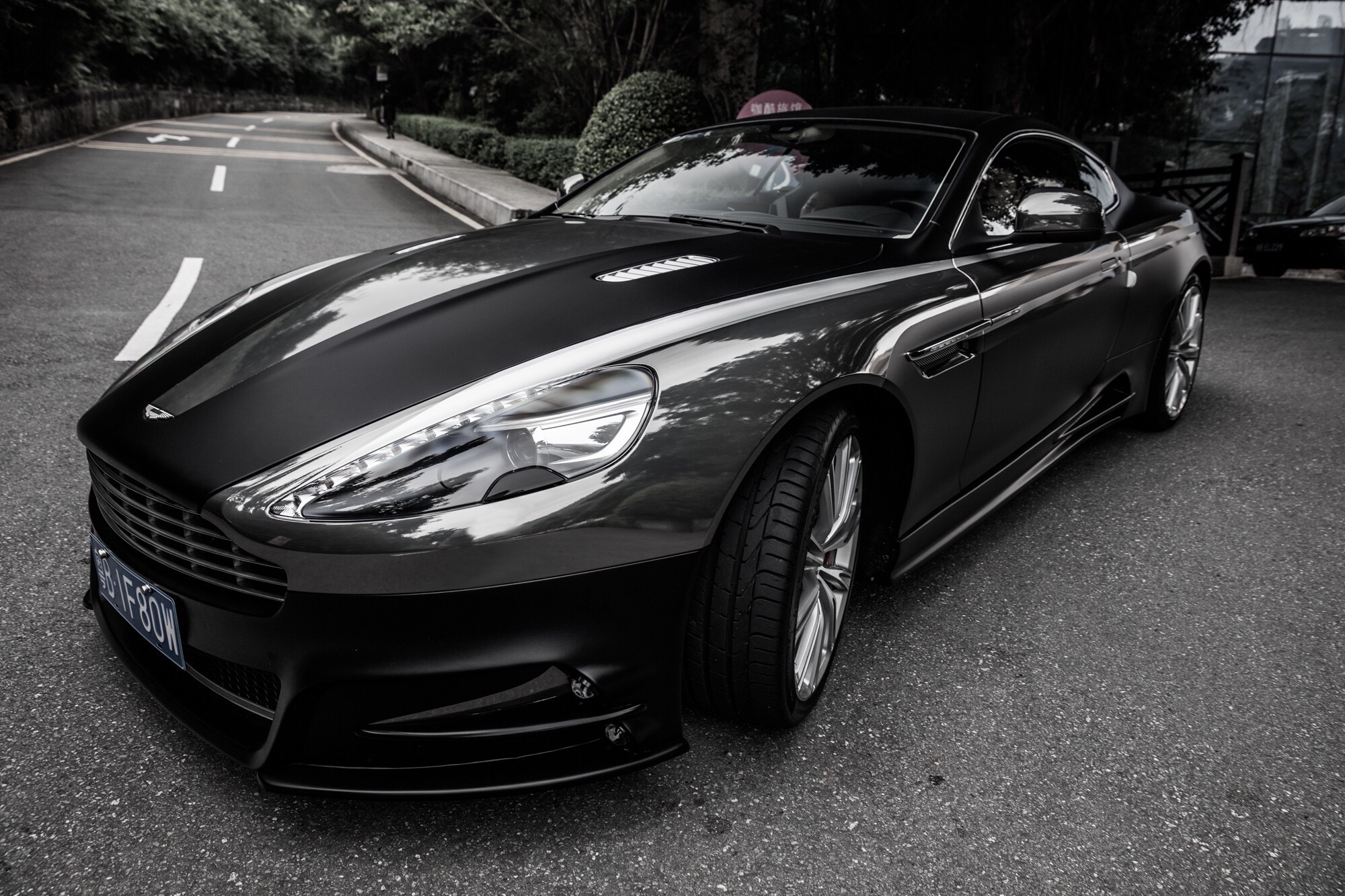 阿斯顿马丁 db9 大梅沙外拍