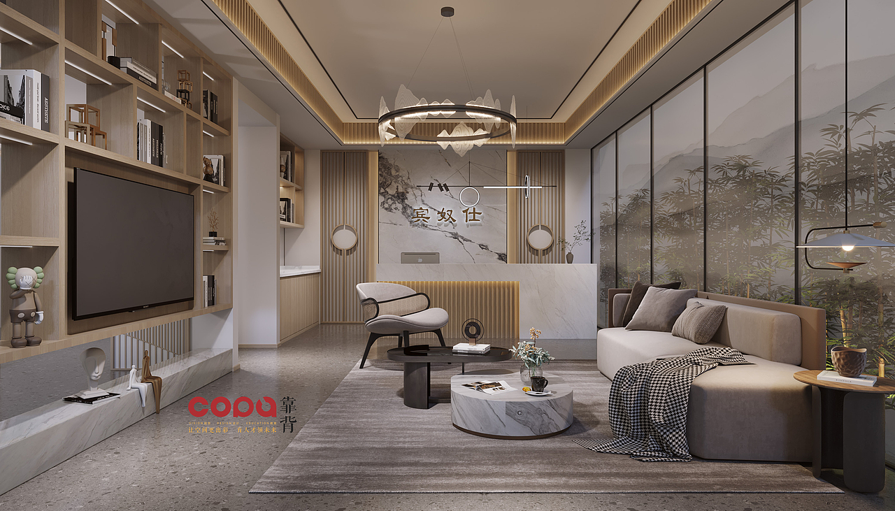 2021年6月靠背视觉（原创恒卓表现）Corona工装作品集（图ZMjU5MDE4MDc2） - 酒店餐饮设计 - 站酷设计师靠背高端视觉表现原创素材 - 站酷ZCOOL