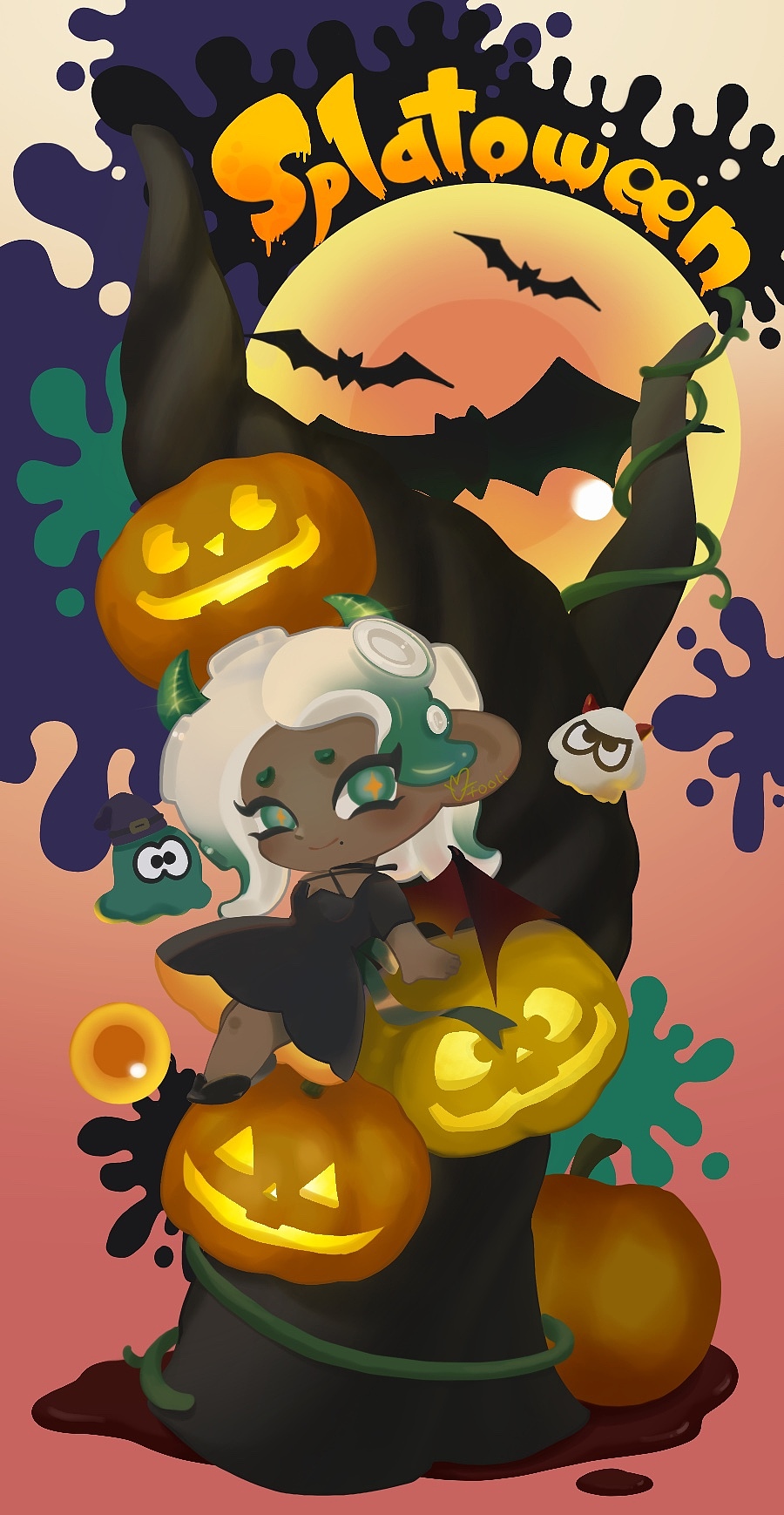 万圣节q版同人手机壁纸
