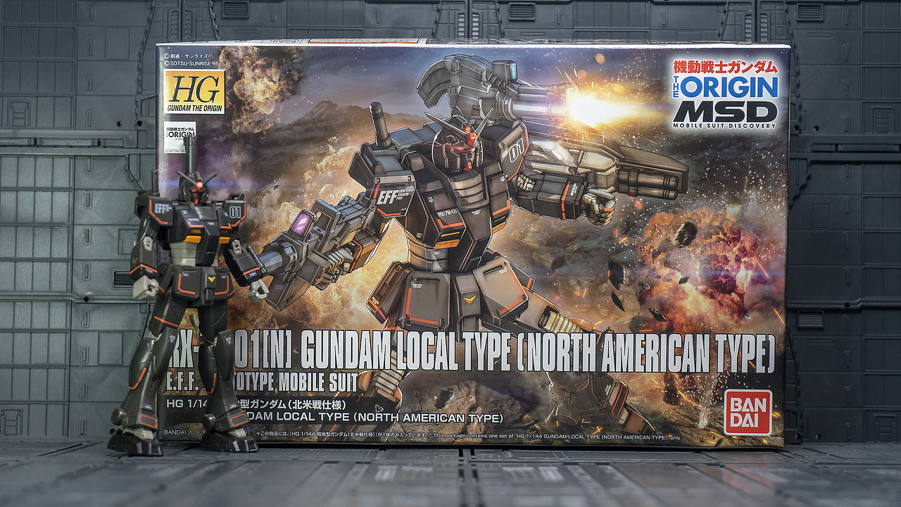 【万代HG】GTO—017 普通版 局地型高达(北美战式样)