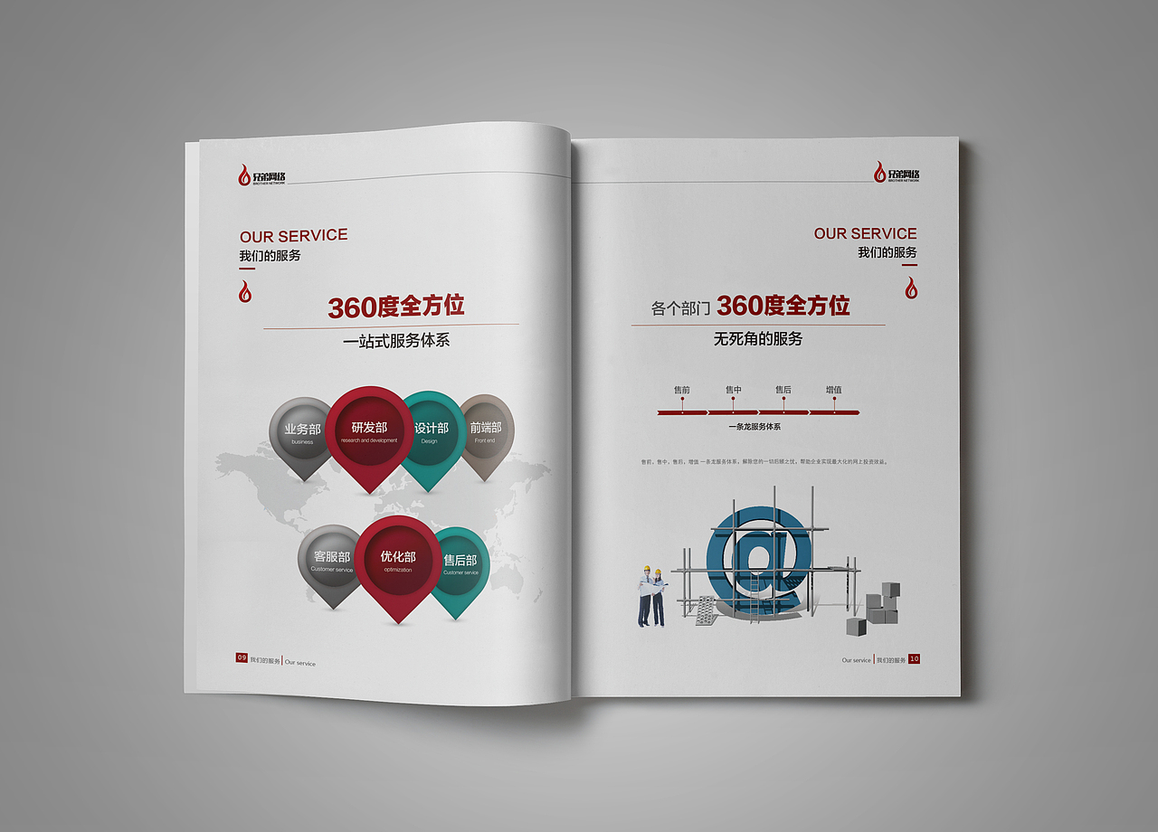 网络公司画册（图ZNjQ1OTA4OTY=） - 书籍/画册 - 站酷设计师何小迪原创素材 - 站酷ZCOOL