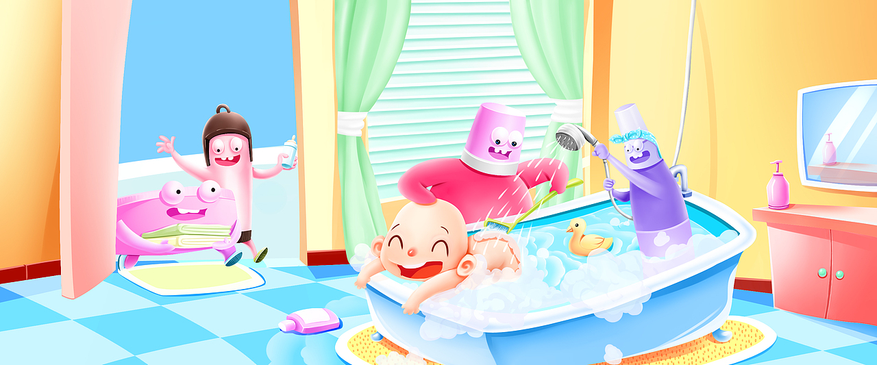 商业插画上色（图ZMTMzNzkzNjQ4） - 商业插画 - 站酷设计师会飞的小金鱼原创素材 - 站酷ZCOOL