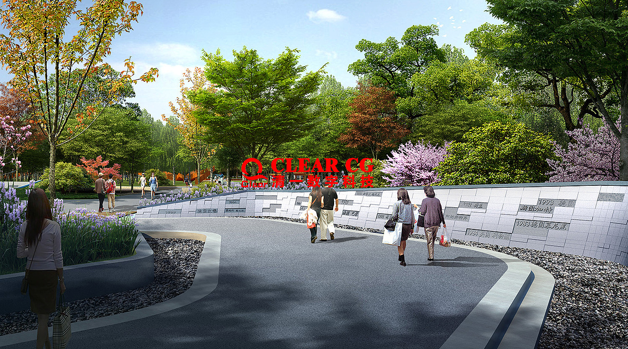 景观表现（图ZMTA5MjgwMzg4） - 景观设计 - 站酷设计师清一数字科技原创素材 - 站酷ZCOOL