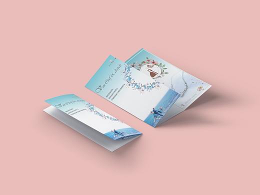 平面三折页设计作品