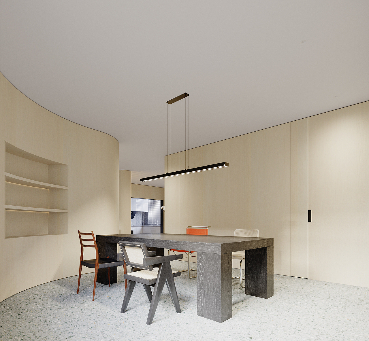 100㎡小型趣味辦公室（圖ZMjY5ODI3ODM2） - 商業(yè)空間設(shè)計 - 站酷設(shè)計師ALKG原創(chuàng)素材 - 站酷ZCOOL