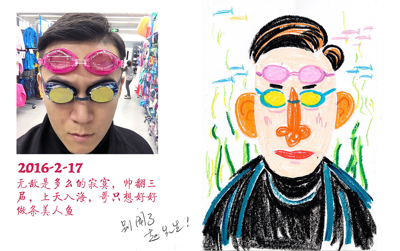 做个帅哥好难(图ZNDIzNjI5Mjg=) - 艺术插画 - 站酷设计师大能峥_charlie原创素材 - 站酷ZCOOL