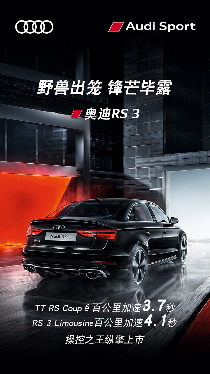 一汽大众-奥迪Audi Sport嘉年华 创意海报 官方版