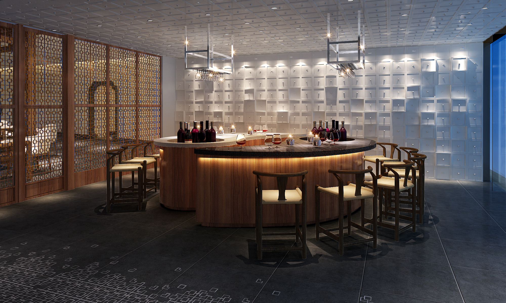 巴哈马中餐厅室内设计方案