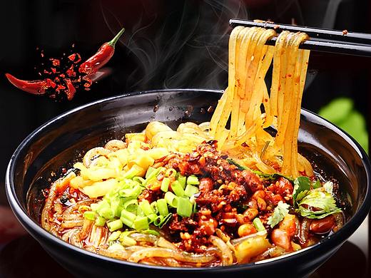 正宗重庆酸辣粉 土豆粉详情页