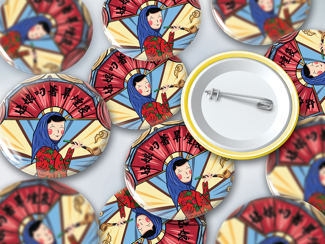 毕业设计——"东北八大怪"系列插画设计