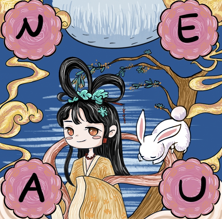 月饼盒子（图ZMjY4NTMyOTY0） - 新锐潮流插画 - 站酷设计师小Dadamua原创素材 - 站酷ZCOOL