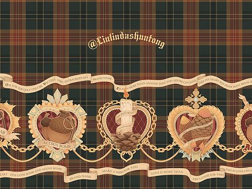 【火药甜心】复古插画/定位循环