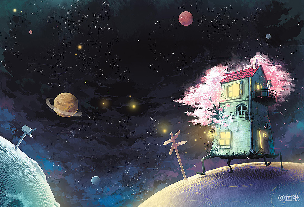 星旅（图ZMjIzOTMwNTI4） - 商业插画 - 站酷设计师鱼纸原创素材 - 站酷ZCOOL