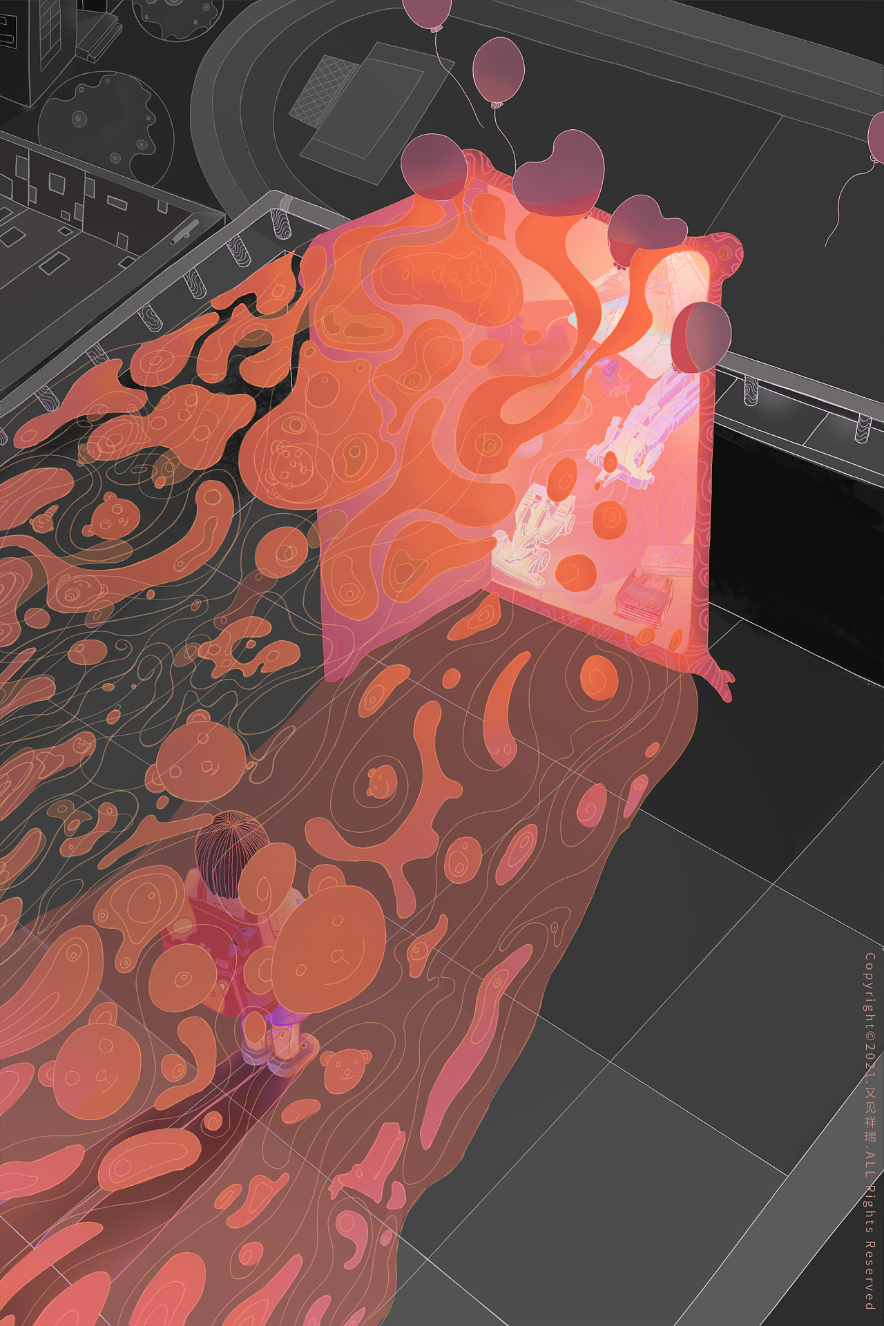 乌托邦|插画|艺术插画|又见祥瑞 - 原创作品 - 站酷 (zcool)