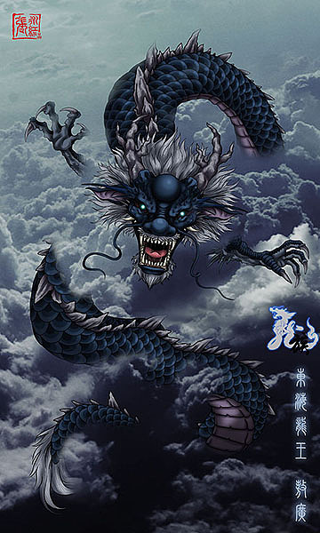 西游记人物谱--四海龙王行云图|插画|游戏原画|超级无敌红蛋蛋_原创