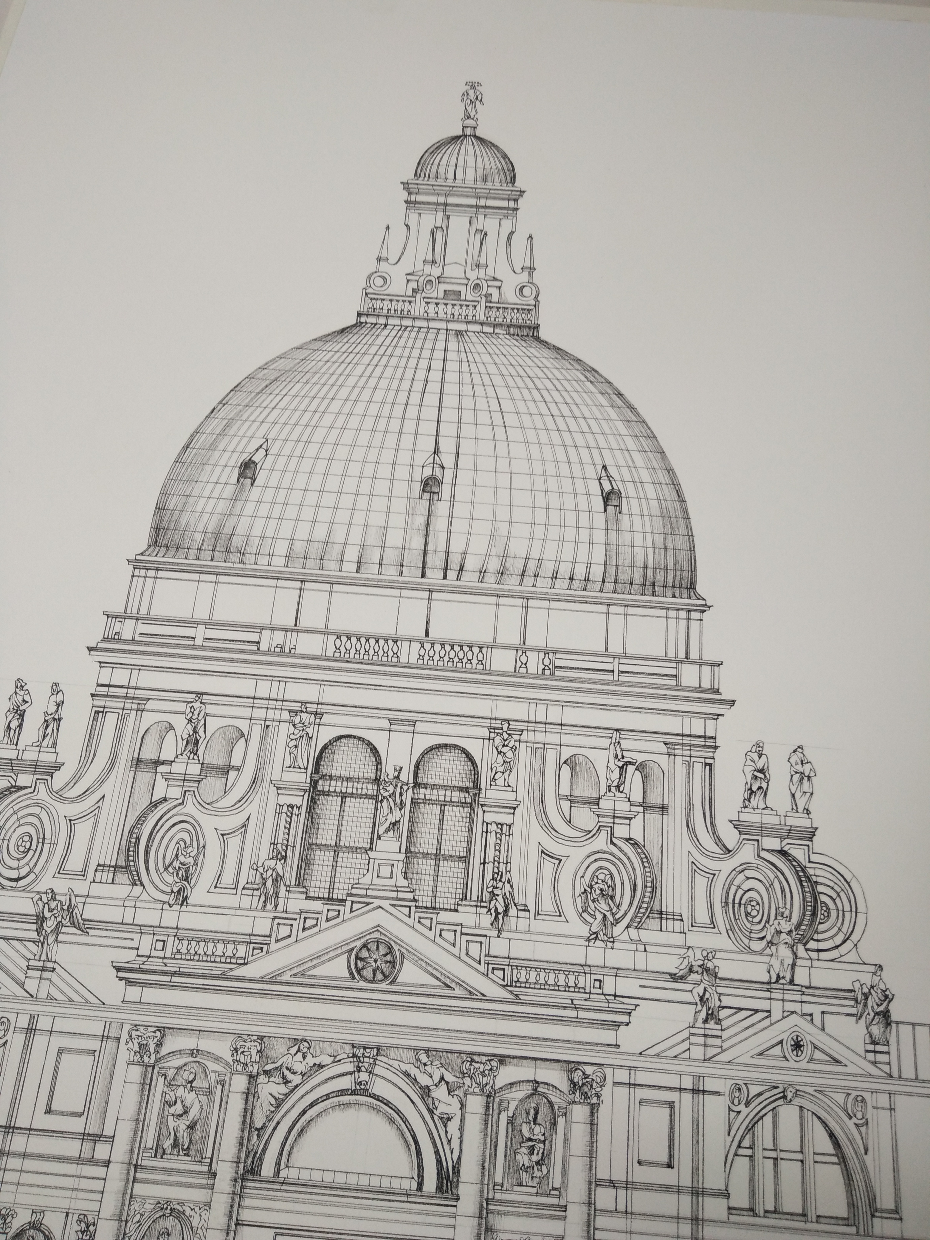 圣马可大教堂 手绘图片