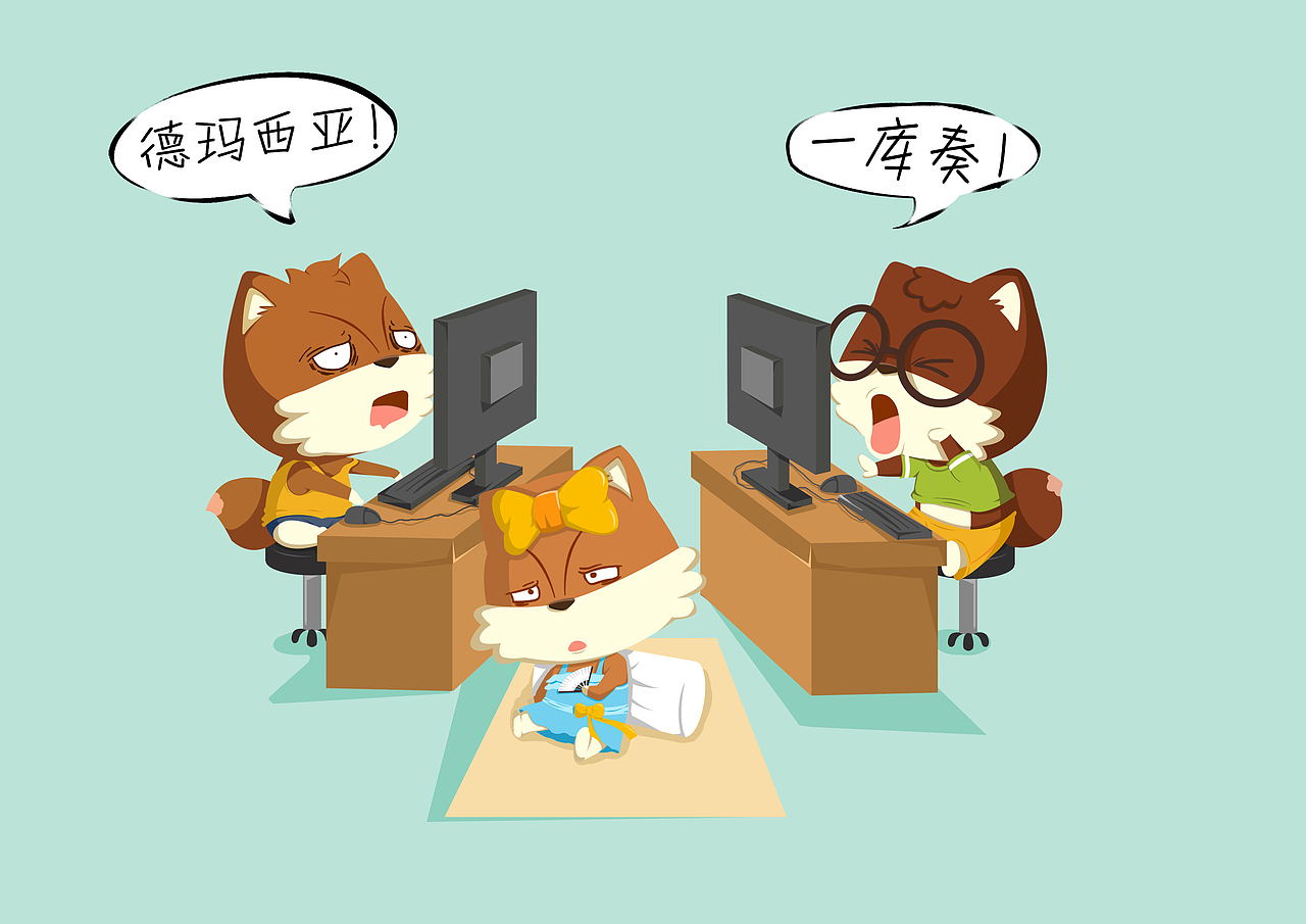 【三只松鼠】校园 生活 追忆 儿时（图ZMzYwNTAyMjA=） - 商业插画 - 站酷设计师松鼠IP内容中心原创素材 - 站酷ZCOOL