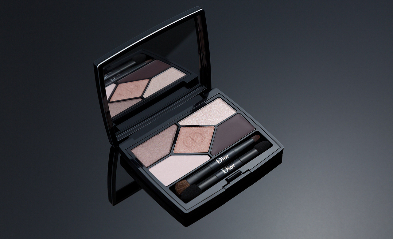 化妆品创意拍摄迪奥全新五色眼影设计师系列