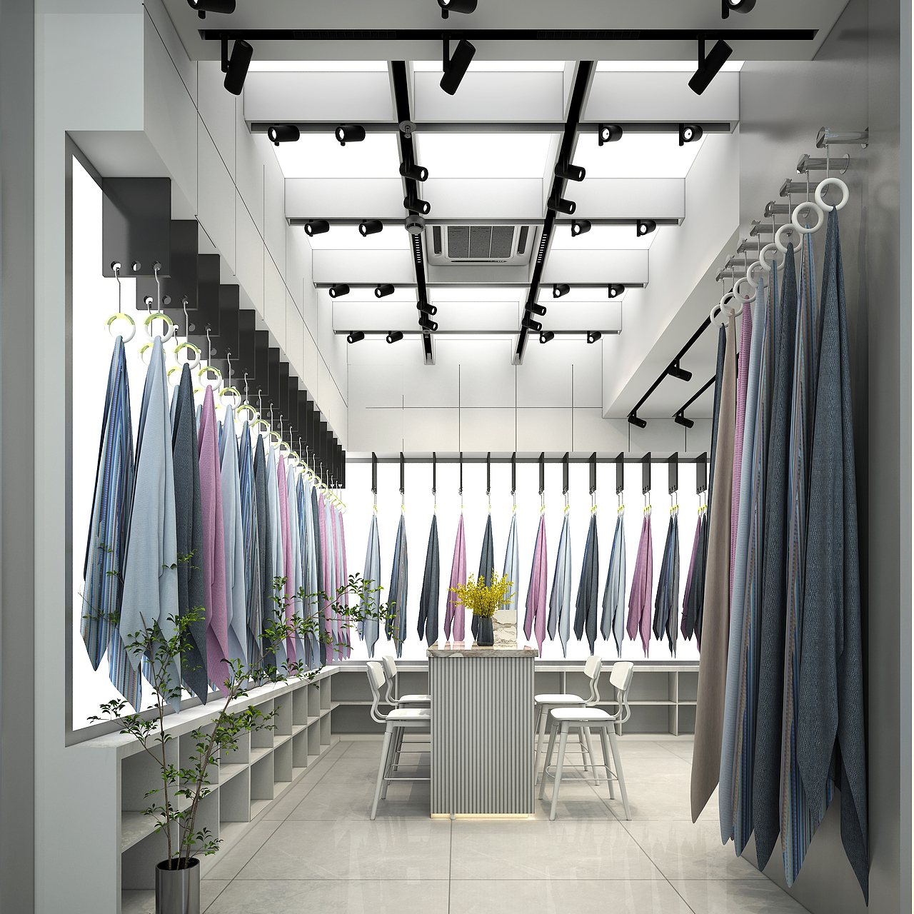 服装面料店（图ZMzQ5MDE1Nzc2） - 商业空间设计 - 站酷设计师Laughingtao原创素材 - 站酷ZCOOL