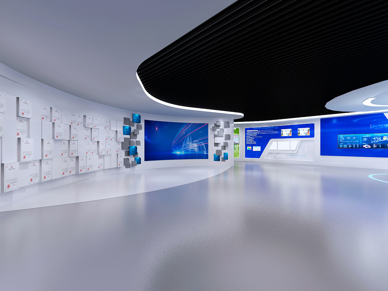 化工类展厅3D效果图（图ZMzAwMDE0OTQ4） - 建筑/空间 - 站酷设计师3D设计联系我原创素材 - 站酷ZCOOL