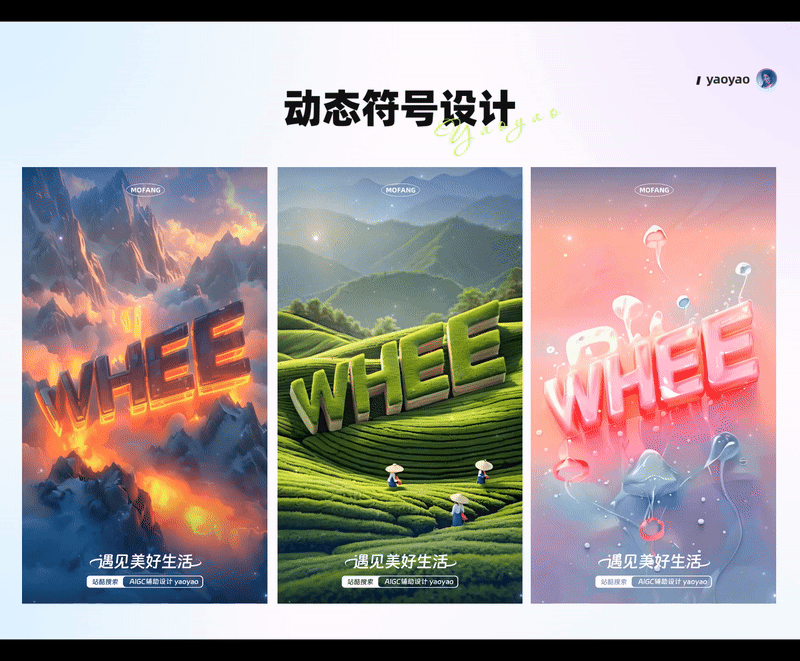 AIGC辅助动态超级符号设计(图ZMzY4MzM1MTYw) - APP界面 - 站酷设计师yaoyao设计师原创素材 - 站酷ZCOOL