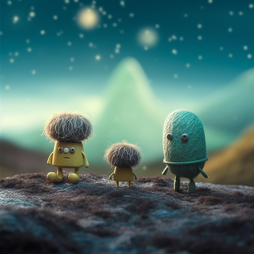 Midjourney-手工毛毡微景观（图ZMzQxODEwOTA4） - 其他三维 - 站酷设计师木小欠原创素材 - 站酷ZCOOL