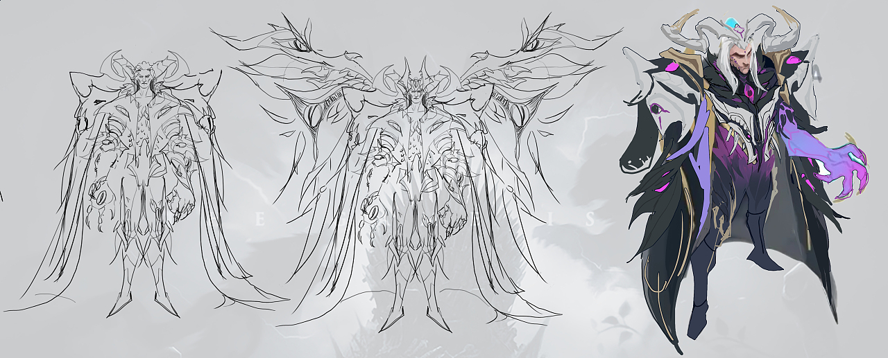 LOL同人古神-诺克萨斯统领斯维因。