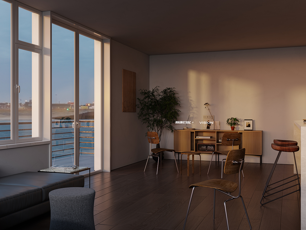 临摹:Lakeside West公寓,华盛顿 Wittman Estes