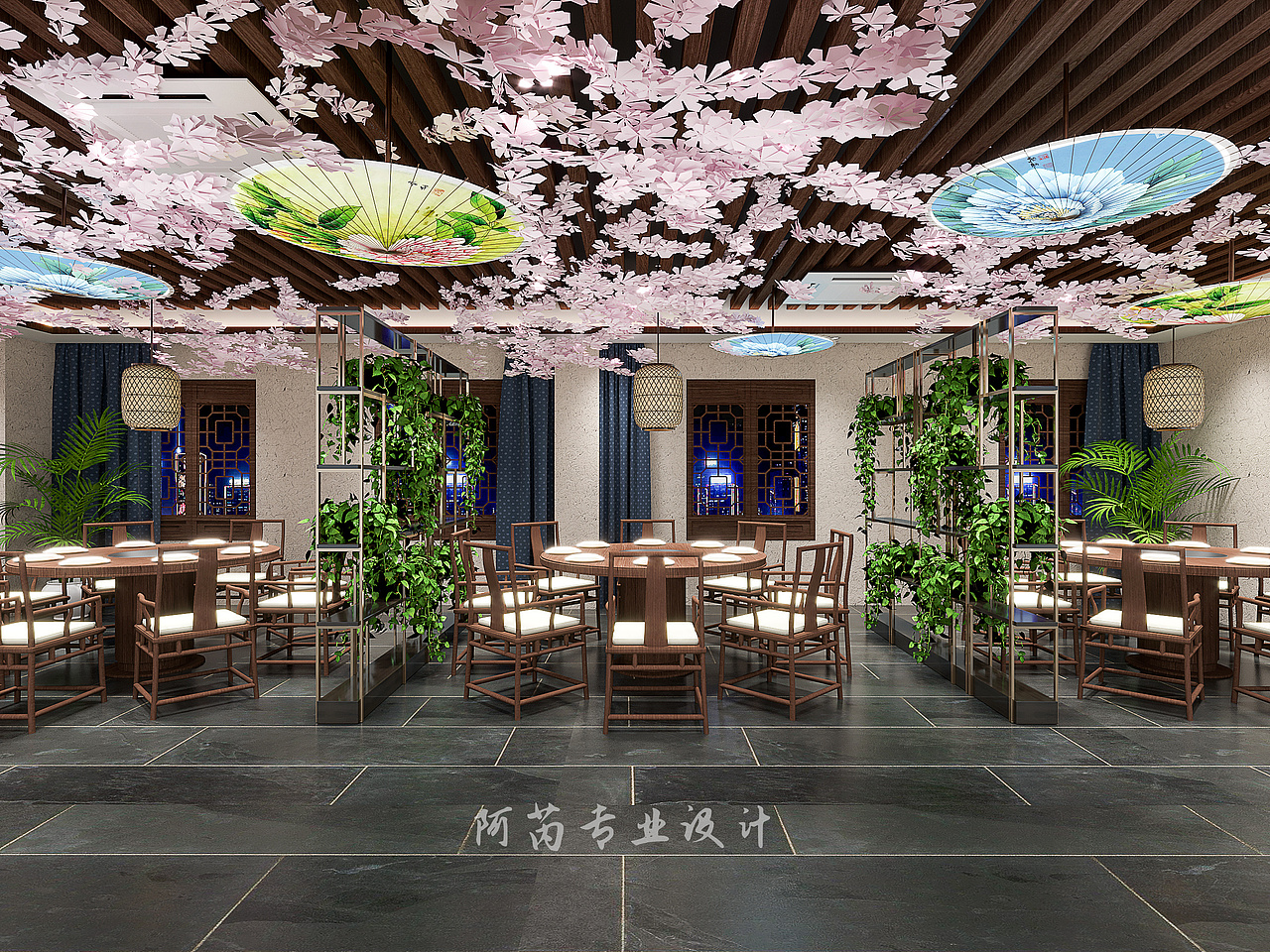 餐饮设计丨复古，感受别样的鱼餐厅设计魅力！（图ZMzQ5MjIxODUy） - 酒店餐饮设计 - 站酷设计师小唐爱设计原创素材 - 站酷ZCOOL