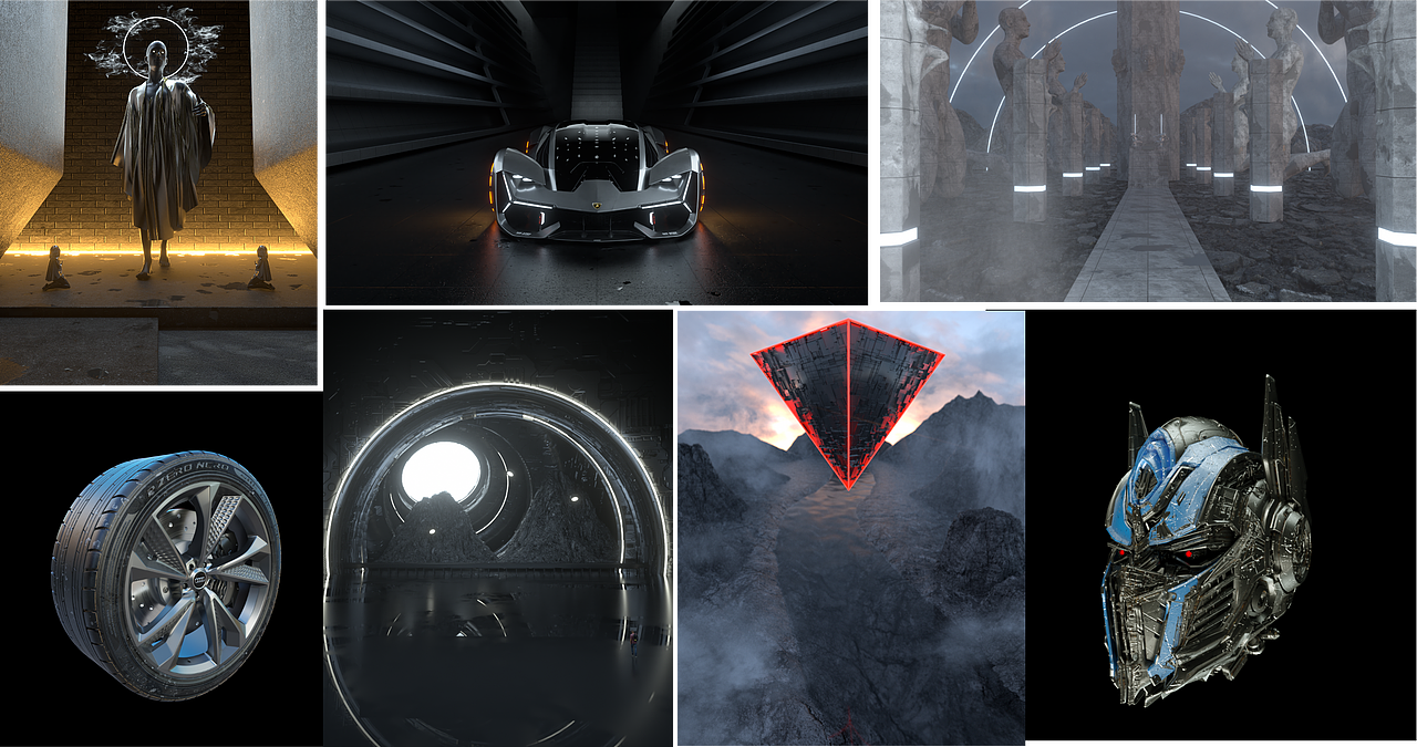 C4D Octane 基础应用作品