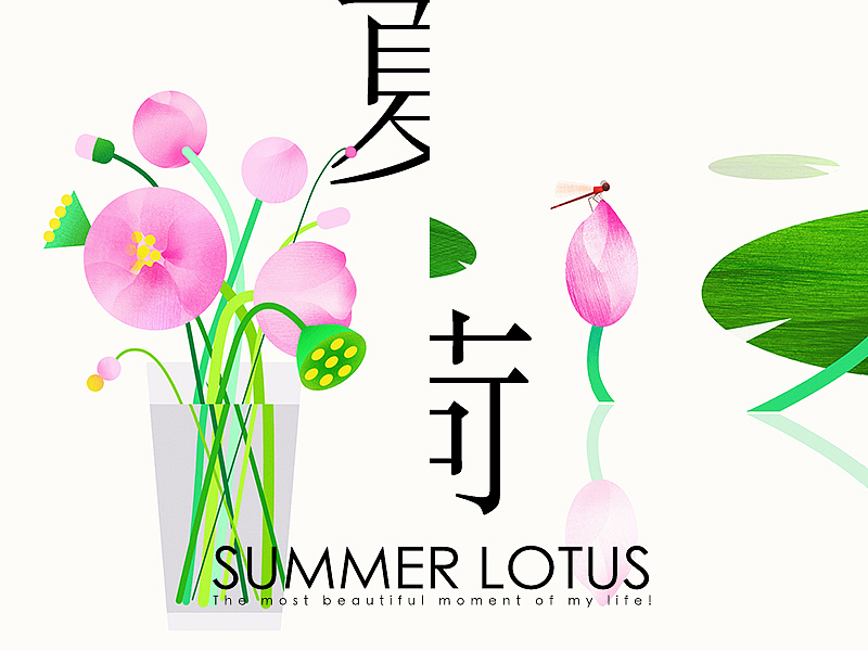 新国风插画 | SUMMER LOTUS——夏日“荷”集