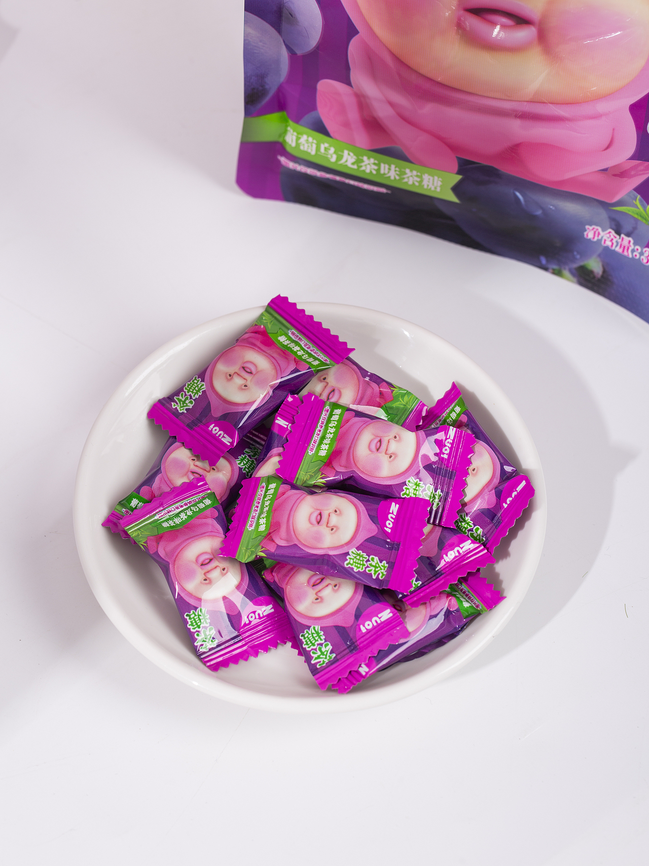 有间|ZUO一下屁桃糖果大袋装